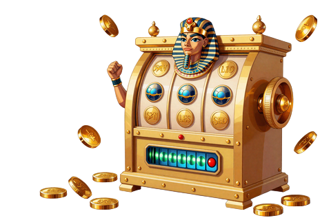 Pharao spinnt Slot mit Fortschrittsbalken Realz Casino