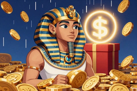 Jackpot-Kategorie mit Pharao im Goldregen - Realz Casino