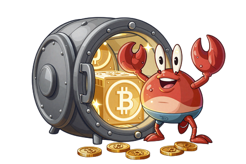 Bonus Crab &ouml;ffnet Krypto-Tresor mit BTC ETH USDT Realz Casino
