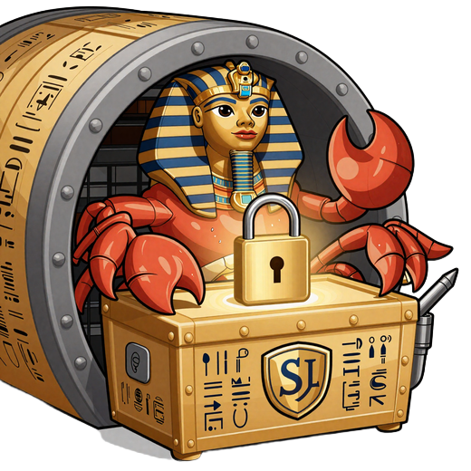 Bonus Crab bewacht Schatzkiste mit SSL-Schloss - Sicherheit bei Realz Casino