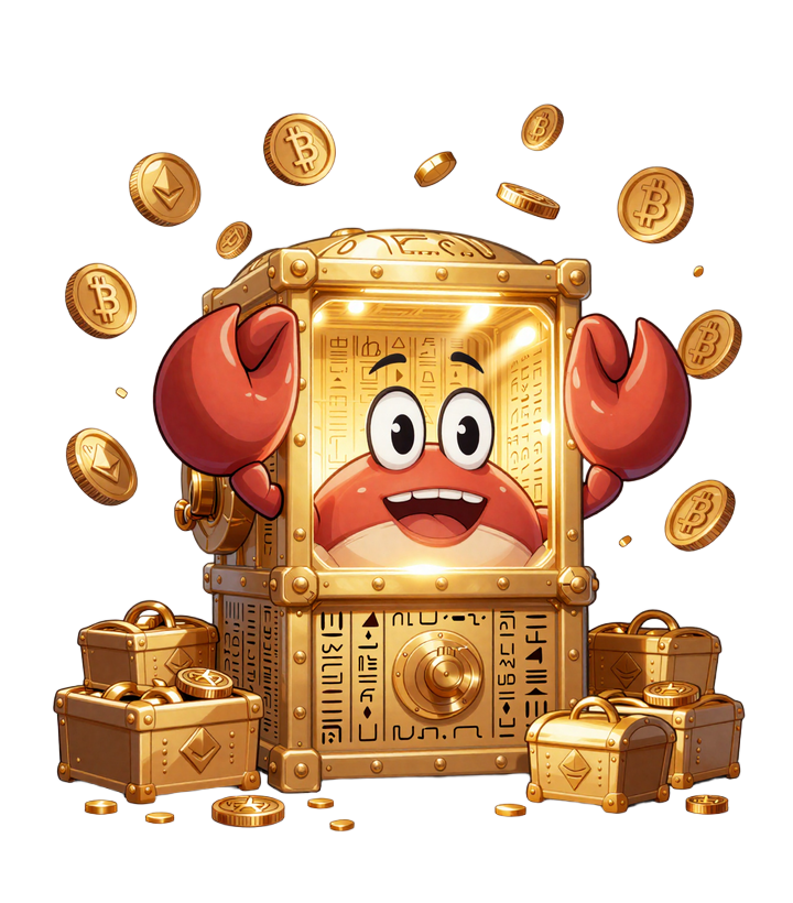 Bonus Crab Maskottchen &ouml;ffnet gl&uuml;henden Krypto-Tresor mit BTC ETH USDT M&uuml;nzen - Realz Casino Zahlungen